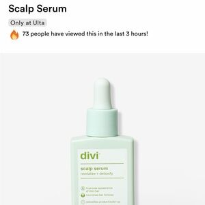 Divi Scalp Serum for Hair Health 1 oz.  NIB
